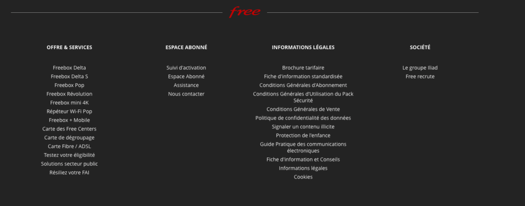 Sommaire Free