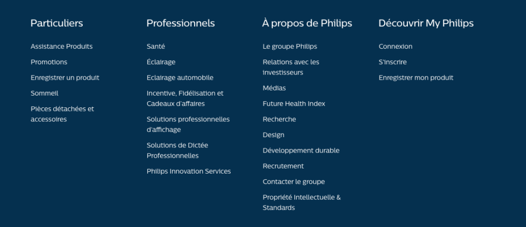 Sommaire Philips