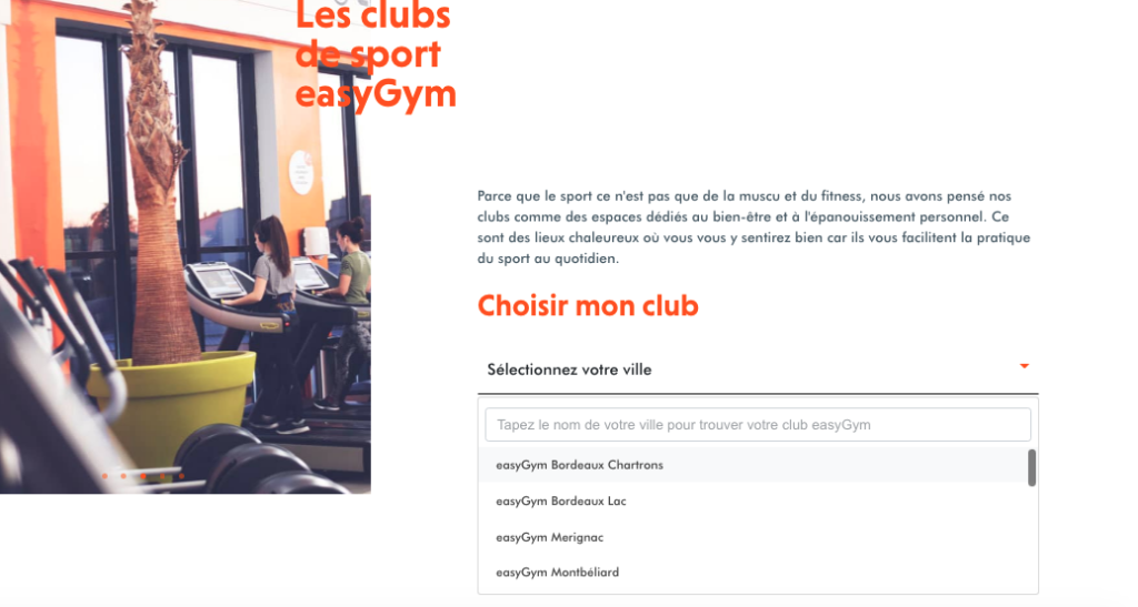 Clubs EasyGym